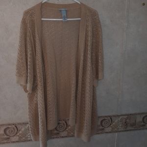 Catherine's Gold Shrug Size 3x